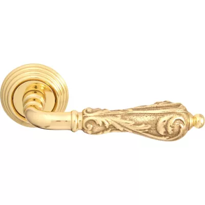 Ручки на розетке MELODIA Дверная ручка на розетке 229 P Libra Полированная латунь