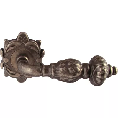 Ручки на розетке MELODIA Дверная ручка на розетке 230 Z Gemini Античное серебро