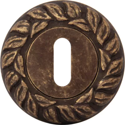 Ручки на розетке MELODIA Накладка Cab 60 мм Античная бронза