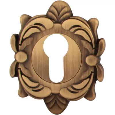 Ручки на розетке MELODIA Накладка Cyl на овальной розетке Z Матовая бронза