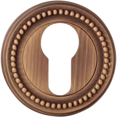 Ручки на розетке MELODIA Накладка Cyl на розетке L Матовая бронза