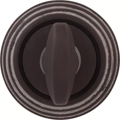 Ручки на розетке MELODIA Накладка Wc на розетке P Графит + серебро