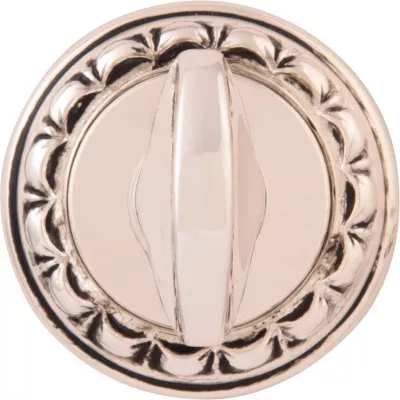 Ручки на розетке MELODIA Накладка Wc на розетке D Серебро 925 + черный