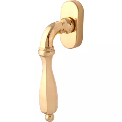 ручки оконные MELODIA Оконная ручка 0298 Полированная латунь