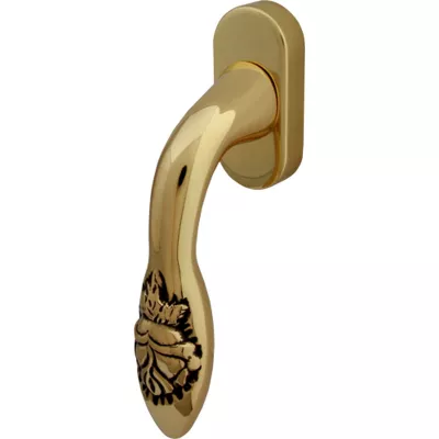 ручки оконные MELODIA Оконная ручка 0243 Полированная латунь