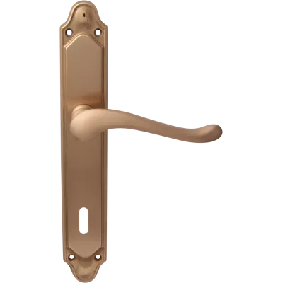 Ручки на планке MELODIA 129/158 Cab Palma Матовая латунь/латунь