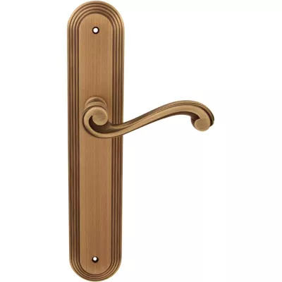 Ручки на планке MELODIA 225 Cagliari Pass на пластине Demetra Матовая бронза