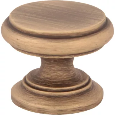 Мебельные ручки MELODIA Мебельная ручка 804 Матовая бронза MAB FLAT CAP D32 mm