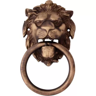 Ручки гонги MELODIA Ручка - гонг на входную дверь Leone 603 190x110 мм Матовая бронза