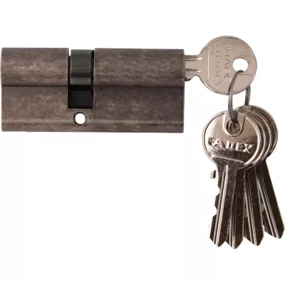 Цилиндры MELODIA Цилиндр 70 30/40 5 ключей Античное серебро