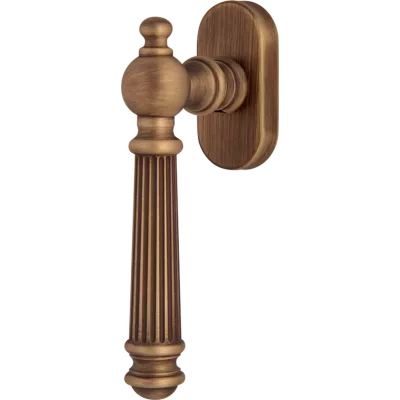 ручки оконные MELODIA Оконная ручка 0102 Матовая бронза