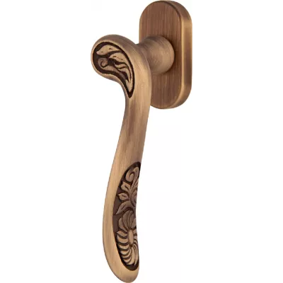 ручки оконные MELODIA Оконная ручка 0285 Матовая бронза