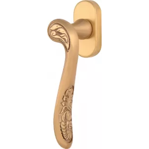 Оконная ручка 0285 Матовая латунь/латунь