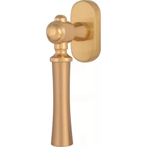 Оконная ручка 0283 Carlo Матовая латунь/латунь