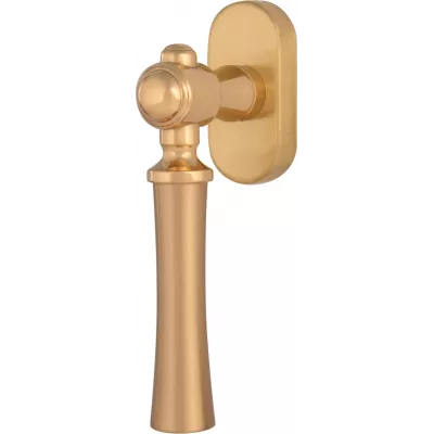 ручки оконные MELODIA Оконная ручка 0283 Carlo Матовая латунь/латунь