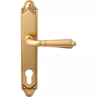 Ручки на планке MELODIA 130/158 Cyl Antik Полированная латунь