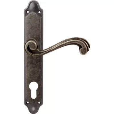 Ручки на планке MELODIA 225/158 Cyl Cagliari Античное серебро