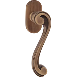Оконная ручка 0225 Right Матовая бронза