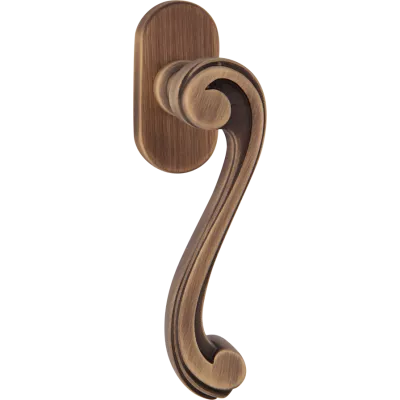 ручки оконные MELODIA Оконная ручка 0225 Right Матовая бронза