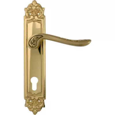 Ручки на планке MELODIA 285/229 Cyl Daisy Матовая латунь