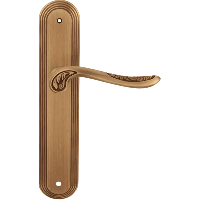 Ручки на планке MELODIA 285 Daisy Pass на пластине Demetra Матовая бронза