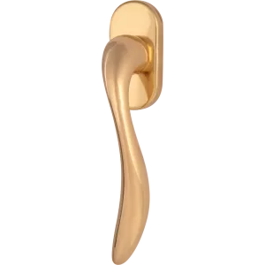 Оконная ручка 0132 Полированная латунь