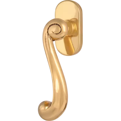 ручки оконные MELODIA Оконная ручка 0131 Полированная латунь