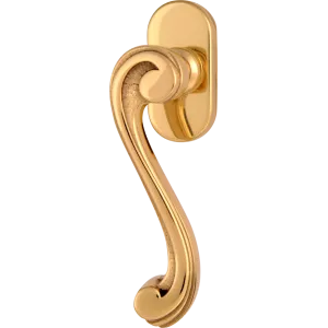 Оконная ручка 0225 Полированная латунь