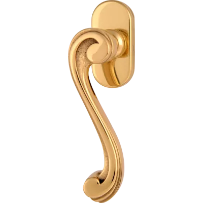 ручки оконные MELODIA Оконная ручка 0225 Полированная латунь