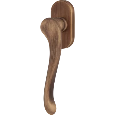 ручки оконные MELODIA Оконная ручка 0129 Palma Матовая бронза