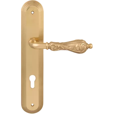 Ручки на планке MELODIA 229 Cyl/P 235 Libra латунь полированная