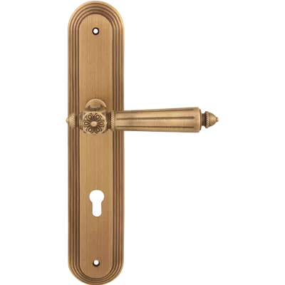 Ручки на планке MELODIA 246 Cyl/P 235 Nike Матовая бронза