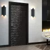 Дверь Офрам ВЭЙВ глухая, эмаль черная