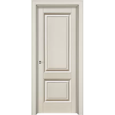 Дверь Офрам ДЕЛЬТА-2 глухая, эмаль кремовая RAL 9001