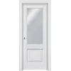Дверь Офрам ДЕЛЬТА-2 со стеклом, эмаль белая