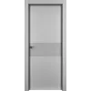 Дверь Офрам ЛАЙН глухая, эмаль серая