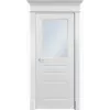 Дверь Офрам ОРТОНА-3 со стеклом, эмаль белая