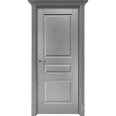 Дверь Офрам ПРАЙМ глухая, эмаль серая