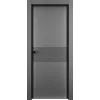 Дверь Офрам ЛАЙН глухая, эмаль черная