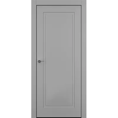 Дверь Офрам КЛАССИКА глухая, эмаль серая