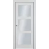 Дверь Офрам КЛАССИКА-33 со стеклом, эмаль белая