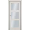 Дверь Офрам КЛАССИКА-33 со стеклом, эмаль кремовая RAL 9001