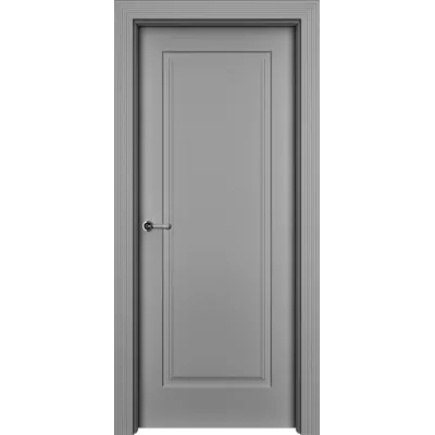 Дверь Офрам НАФТА глухая, эмаль серая