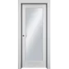 Дверь Офрам НАФТА со стеклом, эмаль белая