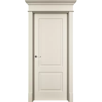 Дверь Офрам НАФТА-2 глухая, эмаль кремовая RAL 9001