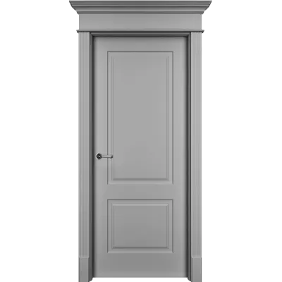 Дверь Офрам НАФТА-2 глухая, эмаль серая