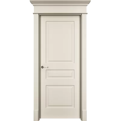 Дверь Офрам НАФТА-3 глухая, эмаль кремовая RAL 9001