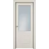 Дверь Офрам ПАСПАРТУ-2 со стеклом, эмаль кремовая RAL 9001