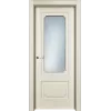 Дверь Офрам РИАН-2 со стеклом, эмаль кремовая RAL 9001