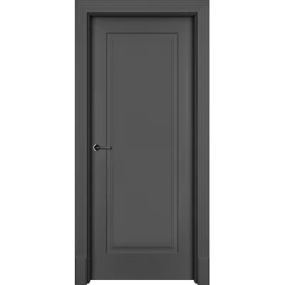 Дверь Офрам НАФТА глухая, эмаль черная